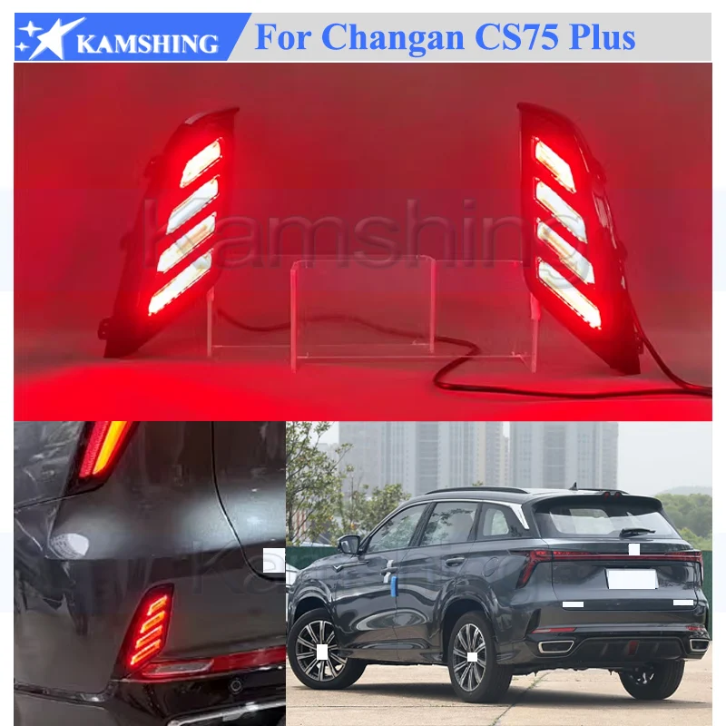 Kamshing 1 Pair Modify LED Rear Bumper Light For Changan CS75 Plus 2023-2024 Rear Bumper Fog Light Fog Lamp Rear Foglight
Kamshing 1 Pair Modify LED Rear Bumper Light For Changan CS75 Plus 2023-2024 Rear Bumper Fog Light Fog Lamp Rear Foglight