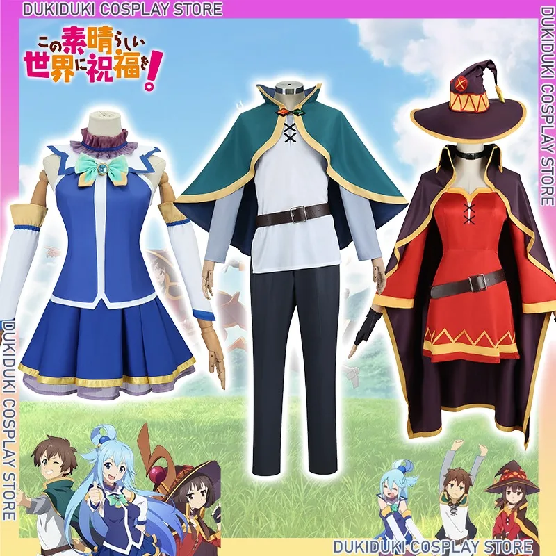 Cosplay Konosuba Kono Subarashii Sekai Ni Shukufuku WO Anime Megumin Aqua Costumes Satou Kazuma Party Carnival Comic Roleplaying
Cosplay Konosuba Kono Subarashii Sekai Ni Shukufuku WO Anime Megumin Aqua Costumes Satou Kazuma Party Carnival Comic Roleplaying