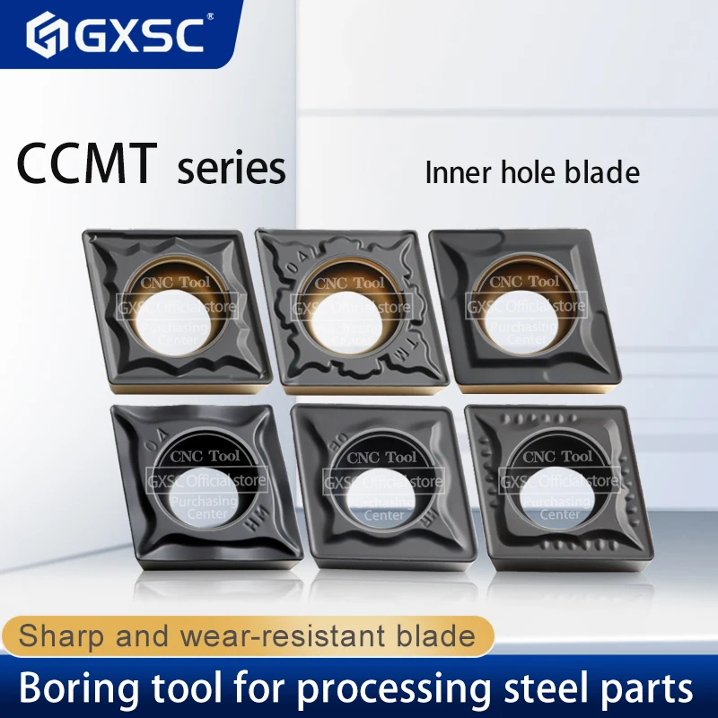 High-Quality CCMT060204/09T308/120404 HM LC TM MP CNC Lathe Cutting Tools Hard Alloy Turning Blade Boring Cutters Part Material
High-Quality CCMT060204/09T308/120404 HM LC TM MP CNC Lathe Cutting Tools Hard Alloy Turning Blade Boring Cutters Part Material