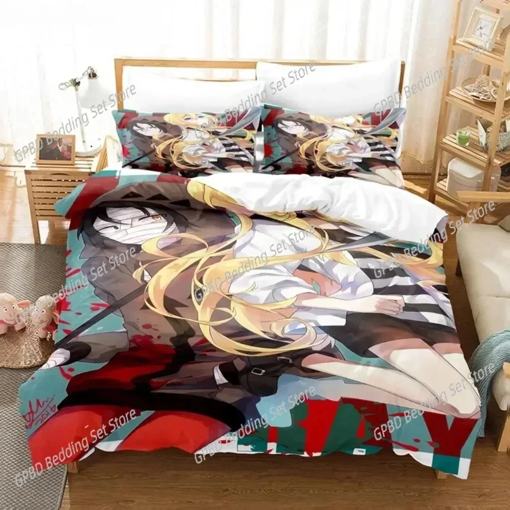 Luxury New Anime Angels of Death Comfortable Duvet Quilt Cover Pillowcase Bedding Set Children Bedroom Decoration Home Textile
Luxury New Anime Angels of Death Comfortable Duvet Quilt Cover Pillowcase Bedding Set Children Bedroom Decoration Home Textile