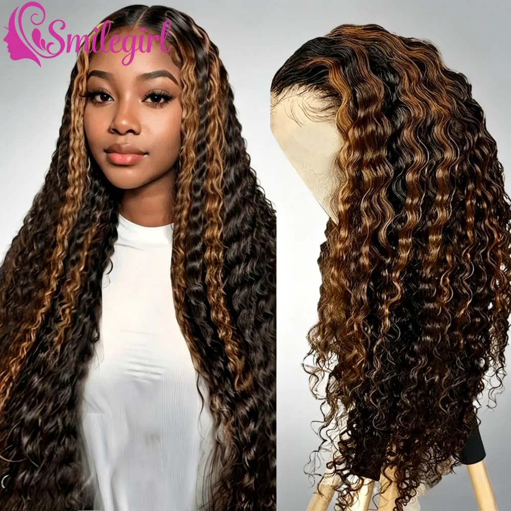 36 Inch Highlight Ombre 1B/30 Curly Lace Front Wig Human Hair Pre-Plucked Brazilian Color 13x6 HD Lace Frontal Deep Wave Lace Wigs For Black Women
36 Inch Highlight Ombre 1B/30 Curly Lace Front Wig Human Hair Pre-Plucked Brazilian Color 13x6 HD Lace Frontal Deep Wave Lace Wigs For Black Women