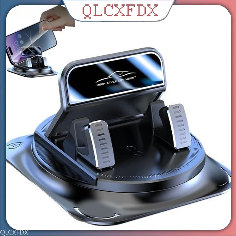 Автомобильный держатель для телефона со стабильной и противоскользящей конструкцией для использования на приборной панели и столе, с вращающимся пейзажем и регулировкой портрета
Автомобильный держатель для телефона со стабильной и противоскользящей конструкцией для использования на приборной панели и столе, с вращающимся пейзажем и регулировкой портрета