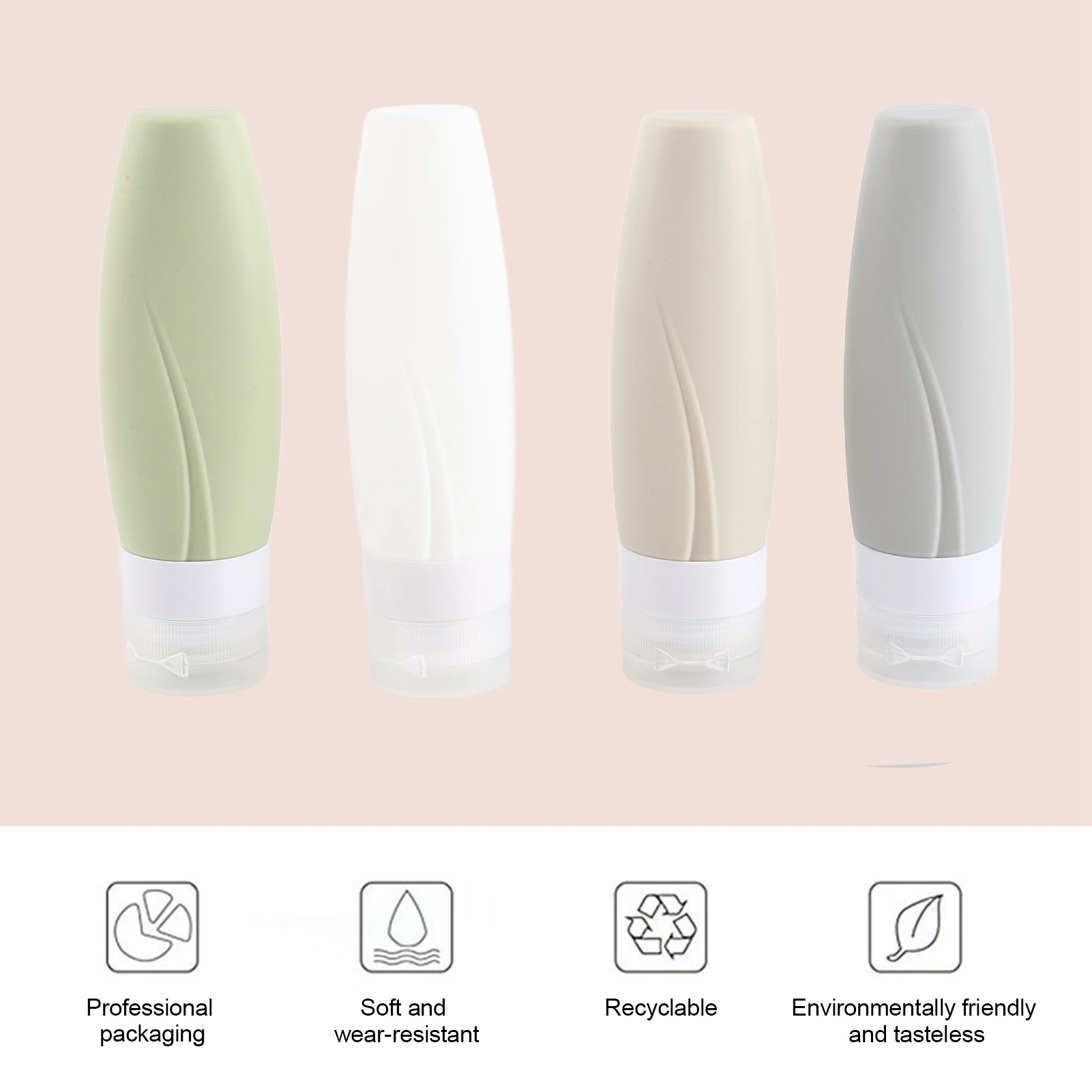 Empty Dispenser Bottle Silicone Refillable Container Shampoo Body Wash Travel Bottle Travel Dispenser Container
Empty Dispenser Bottle Silicone Refillable Container Shampoo Body Wash Travel Bottle Travel Dispenser Container