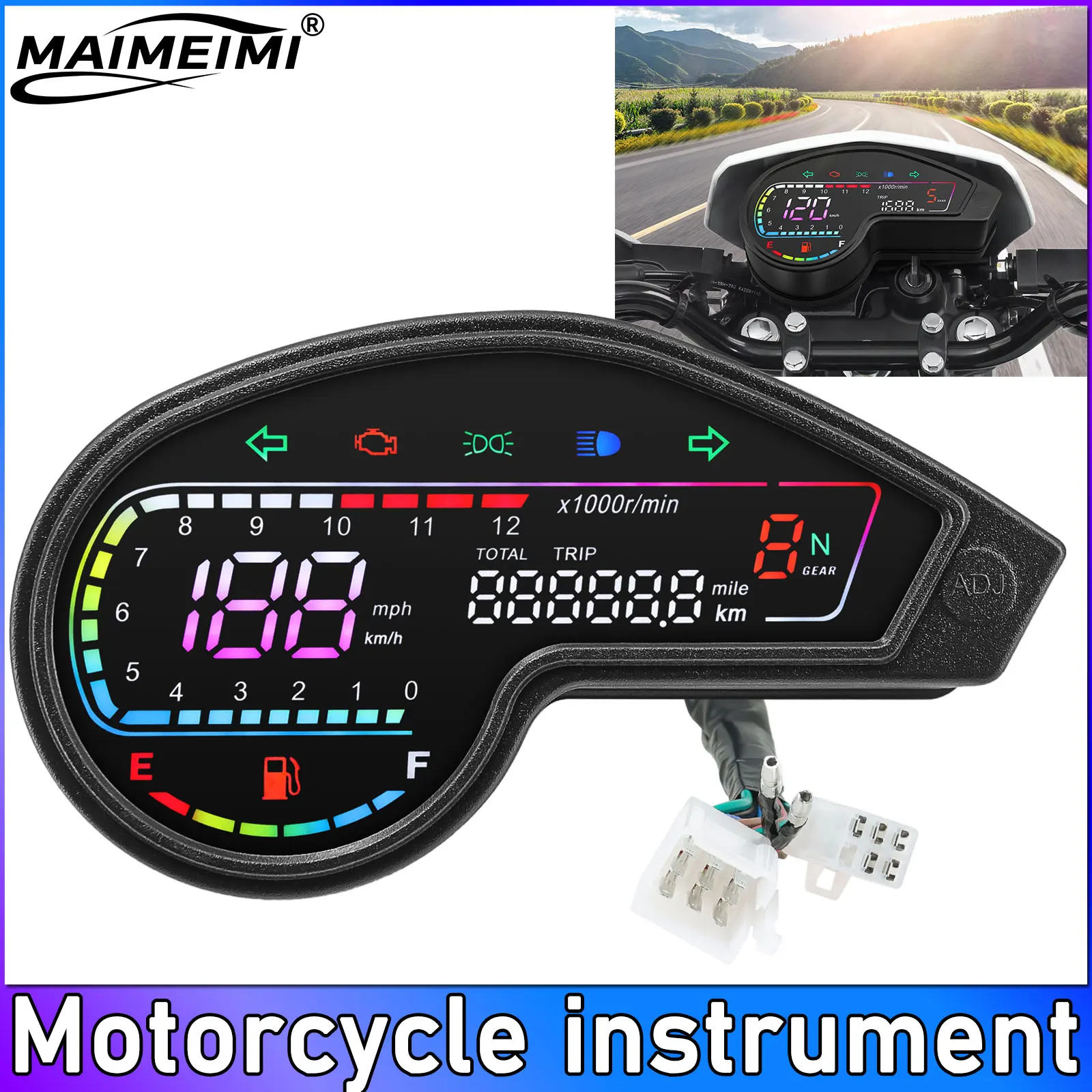 Upgrade Digital LED Motorcycl Speedometer For Honda NXR150 NXR125 2003-2014 CRV GY200 Mexico Brazil Colombia Odometer customized
Upgrade Digital LED Motorcycl Speedometer For Honda NXR150 NXR125 2003-2014 CRV GY200 Mexico Brazil Colombia Odometer customized
