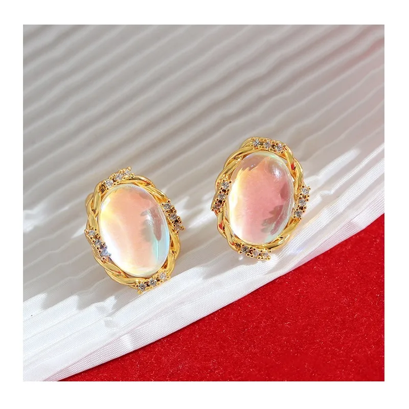 Pin Earrings for Women, Vintage Colorful Gemstone Stud Earrings, Gold-plated Zircon Inlaid Earrings, Add A Sense of Luxury
Pin Earrings for Women, Vintage Colorful Gemstone Stud Earrings, Gold-plated Zircon Inlaid Earrings, Add A Sense of Luxury