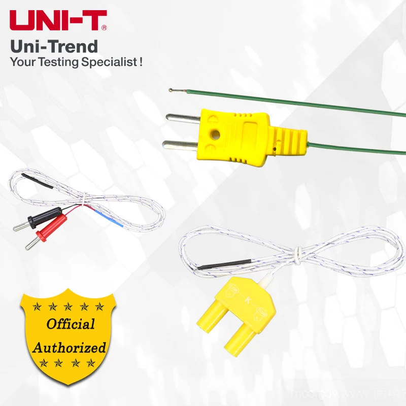 UNI-T UT-T Series Thermocouples UT-T01, UT-T09K, UT-T10K, UT-T11, UT-T12 Contact Temperature Sensors
UNI-T UT-T Series Thermocouples UT-T01, UT-T09K, UT-T10K, UT-T11, UT-T12 Contact Temperature Sensors