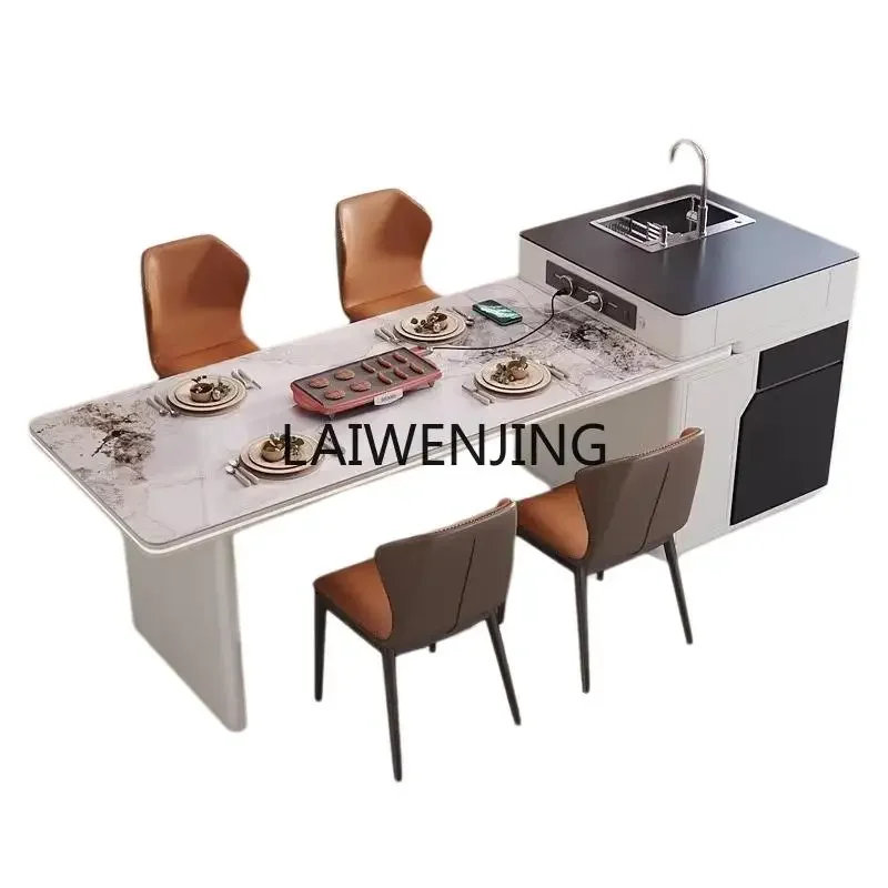 LYN solid wood rock slab dining table integrated retractable Italian minimalist open guide table with water tank multi-function
LYN solid wood rock slab dining table integrated retractable Italian minimalist open guide table with water tank multi-function