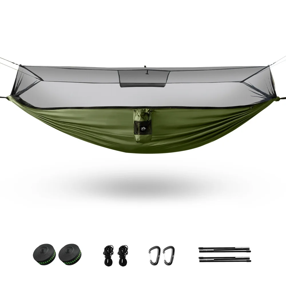 Night Cat Hammock with Mosquito Net: Portable Camping Hammock with Tree Straps Lightweight for Adults Outdoor Backpacking
Night Cat Hammock with Mosquito Net: Portable Camping Hammock with Tree Straps Lightweight for Adults Outdoor Backpacking
