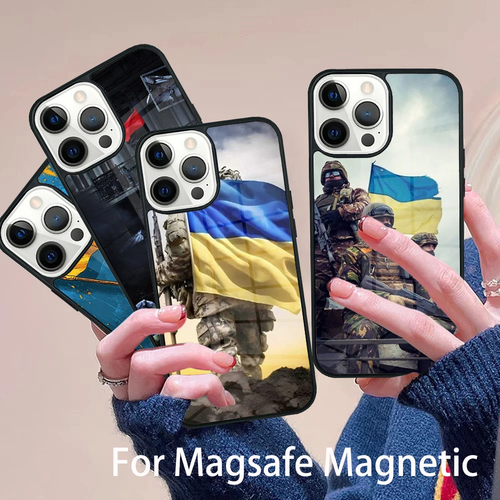 U-kraine Army Flag Phone Case Magesafe Magnetic Wireless Charge Cover For IPhone 16 11 12 13 14 15 Pro Max Plus Mini
U-kraine Army Flag Phone Case Magesafe Magnetic Wireless Charge Cover For IPhone 16 11 12 13 14 15 Pro Max Plus Mini