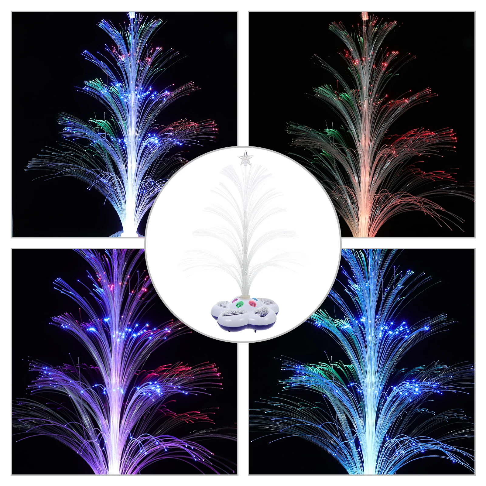 1pc Colorful LED Christmas Tree Lamp Fiber Optic Night Light for Home Office Party Table Decoration Gift
1pc Colorful LED Christmas Tree Lamp Fiber Optic Night Light for Home Office Party Table Decoration Gift