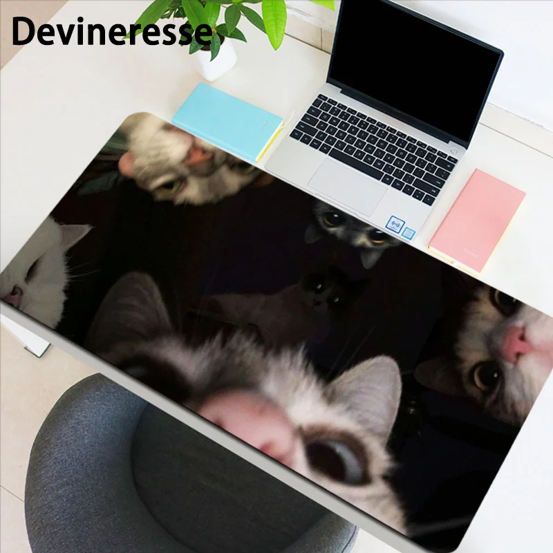 Non-Slip Cute Cats Desk Mat for Gaming Office E-Sports - Large Keyboard Mouse Pad for Computer Perfect Gift for Teens Couples
Non-Slip Cute Cats Desk Mat for Gaming Office E-Sports - Large Keyboard Mouse Pad for Computer Perfect Gift for Teens Couples