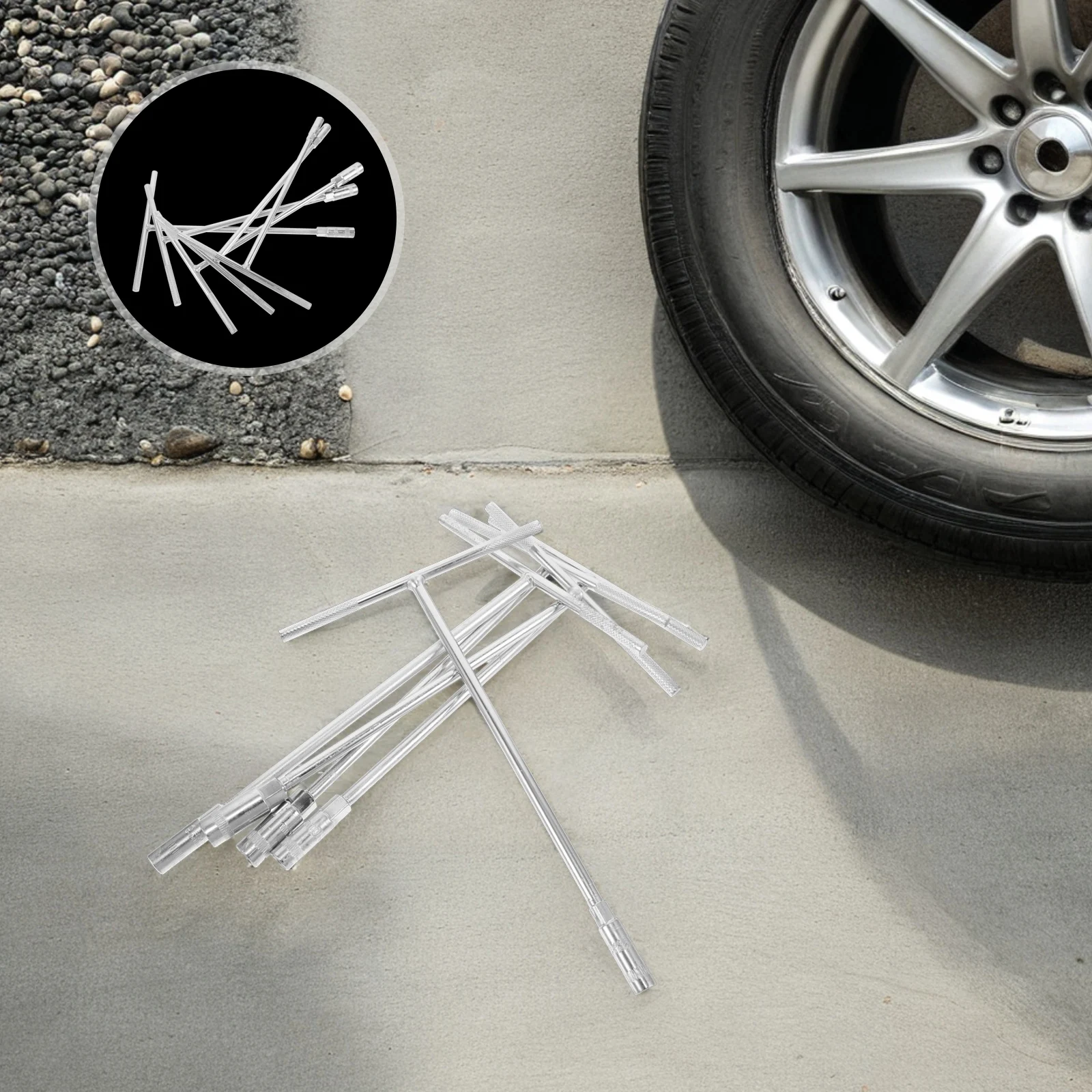 5 Pcs Allen Wrench Extended Hexagon Socket Portable Metal Handle Multi-purposes Wrenches High-carbon Steel Hexagonal
5 Pcs Allen Wrench Extended Hexagon Socket Portable Metal Handle Multi-purposes Wrenches High-carbon Steel Hexagonal