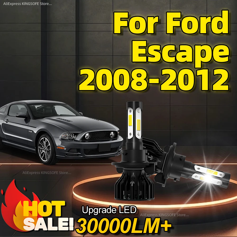 180W Led Headlight Bulbs Car Light 4Side Chip 6000K Turbo Lamp with Fan Cooling For Ford Escape 2008 2009 2010 2011 2012
180W Led Headlight Bulbs Car Light 4Side Chip 6000K Turbo Lamp with Fan Cooling For Ford Escape 2008 2009 2010 2011 2012