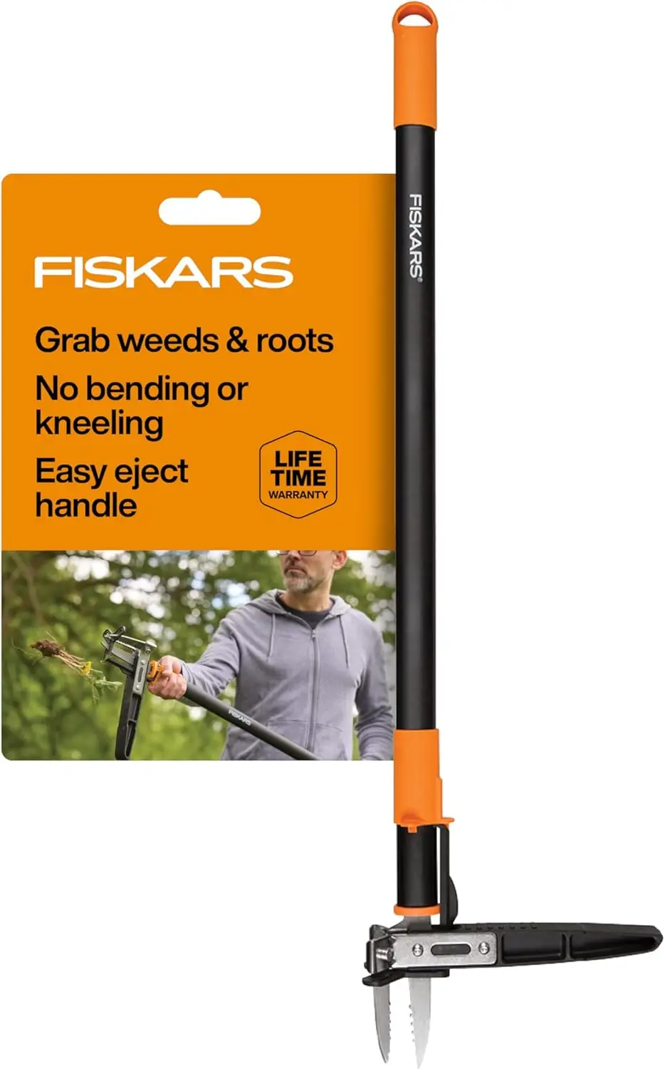 Stand Up Weed Puller Tool with 39" Ergonomic Handle for Garden Weeding, Stainless Steel 3-Claw Weeder with Easy-Eject
Stand Up Weed Puller Tool with 39" Ergonomic Handle for Garden Weeding, Stainless Steel 3-Claw Weeder with Easy-Eject