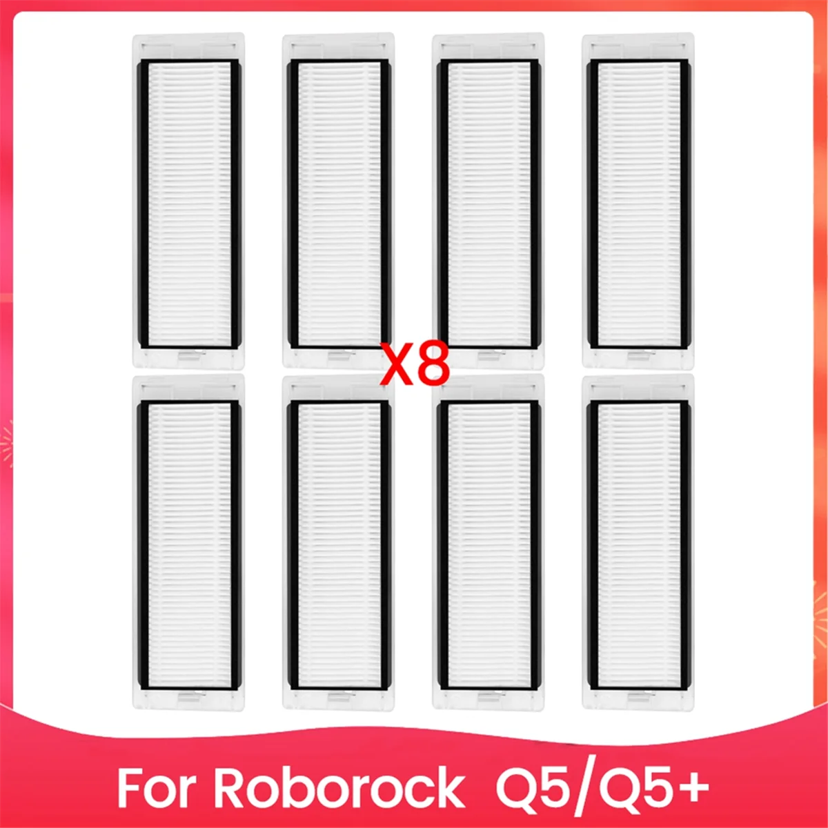 ONCE 8PCS Filter Set for Q5 / Q5+ Robot Vacuum Cleaner Accessories Replacement Parts
ONCE 8PCS Filter Set for Q5 / Q5+ Robot Vacuum Cleaner Accessories Replacement Parts