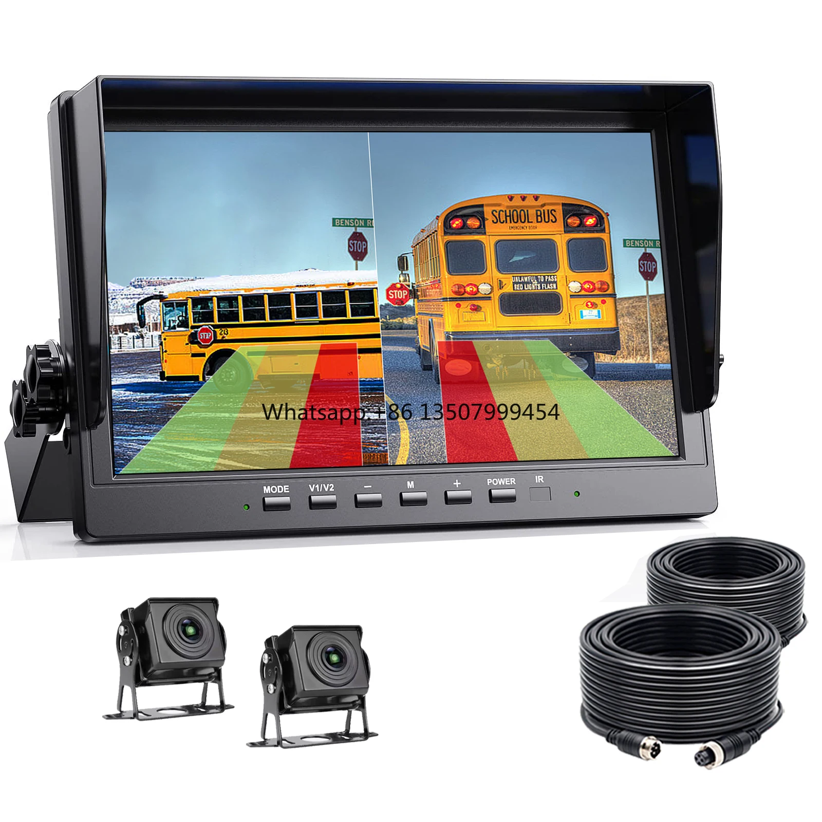 10.1 Inch Screen 1080P AHD IP69K Waterproof Camera AI BSD Special Vehicle Truck Blind Spot Monitoring System for Rv Truck
10.1 Inch Screen 1080P AHD IP69K Waterproof Camera AI BSD Special Vehicle Truck Blind Spot Monitoring System for Rv Truck