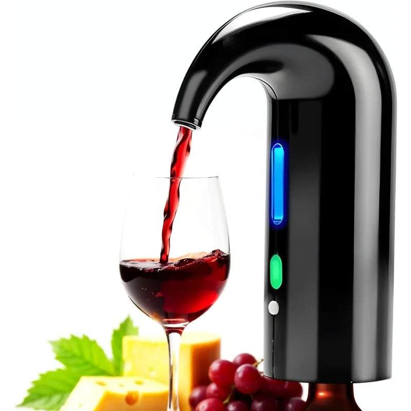 USB Rechargeable Electric Wine Aerator Dispenser One Touch Automatic Wine Pourer Decanter Wine Accessory Gift For Wine Lovers
USB Rechargeable Electric Wine Aerator Dispenser One Touch Automatic Wine Pourer Decanter Wine Accessory Gift For Wine Lovers