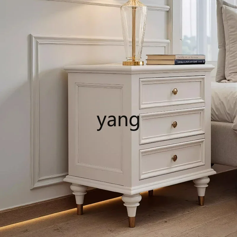 LTT American Style Light Luxury Solid Wood Nightstand Master Bedroom Storage Cabinet Two-Drawer Three-Drawer Nightstand
LTT American Style Light Luxury Solid Wood Nightstand Master Bedroom Storage Cabinet Two-Drawer Three-Drawer Nightstand