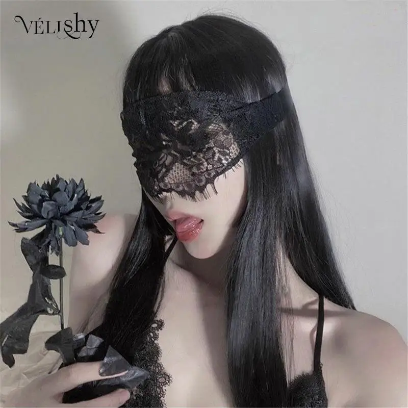 Women Lady Black Sexy Lace Eye Mask For Female Hollow Out Blindfolded Patch Cosplay Costumes Accessories Bandage Strap Eye Cover
Women Lady Black Sexy Lace Eye Mask For Female Hollow Out Blindfolded Patch Cosplay Costumes Accessories Bandage Strap Eye Cover
