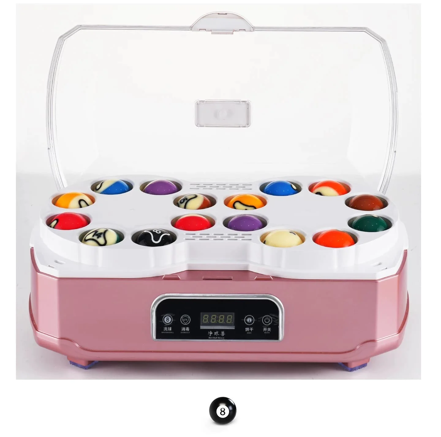 Professional 16-Piece Pool Ball 2-1/4 Inches 57.2 mm Billiard Ball Cleaner Machine Durable Metal and Plastic Washing Machine
Professional 16-Piece Pool Ball 2-1/4 Inches 57.2 mm Billiard Ball Cleaner Machine Durable Metal and Plastic Washing Machine