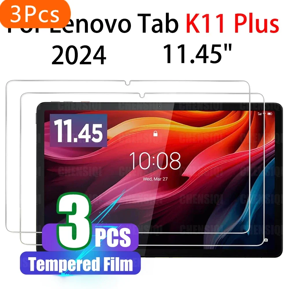 3Pcs For Lenovo Tab K11 Plus (11.45 inch) 2024 Screen Protector, 9H Tempered Glass Film, Anti Fingerprints,No Bubbles Anti-Scrat
3Pcs For Lenovo Tab K11 Plus (11.45 inch) 2024 Screen Protector, 9H Tempered Glass Film, Anti Fingerprints,No Bubbles Anti-Scrat