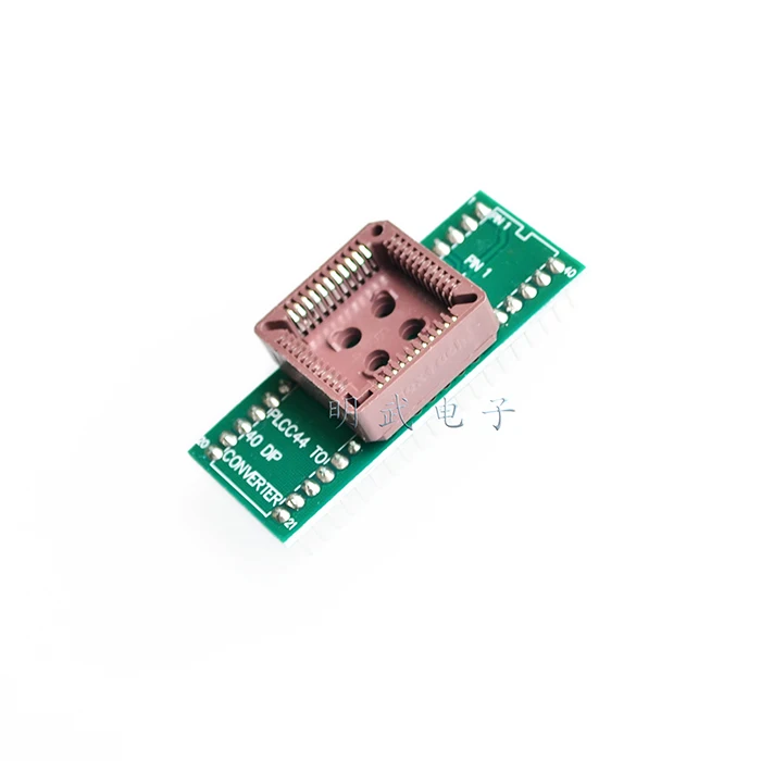 Brand new IC test socket, adapter, adapter socket, conversion socket, burning socket, PLCC44 to DIP40
Brand new IC test socket, adapter, adapter socket, conversion socket, burning socket, PLCC44 to DIP40