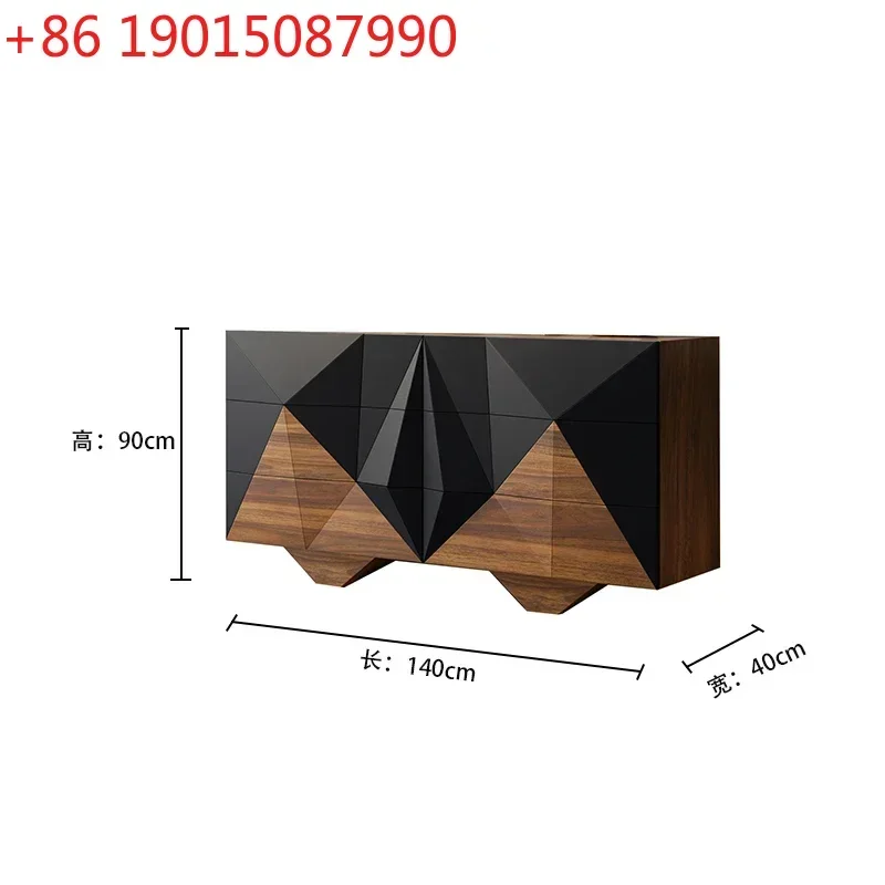 Nordic creative home entrance cabinet solid wood dining side cabinet storage light luxury high-end decoration
Nordic creative home entrance cabinet solid wood dining side cabinet storage light luxury high-end decoration