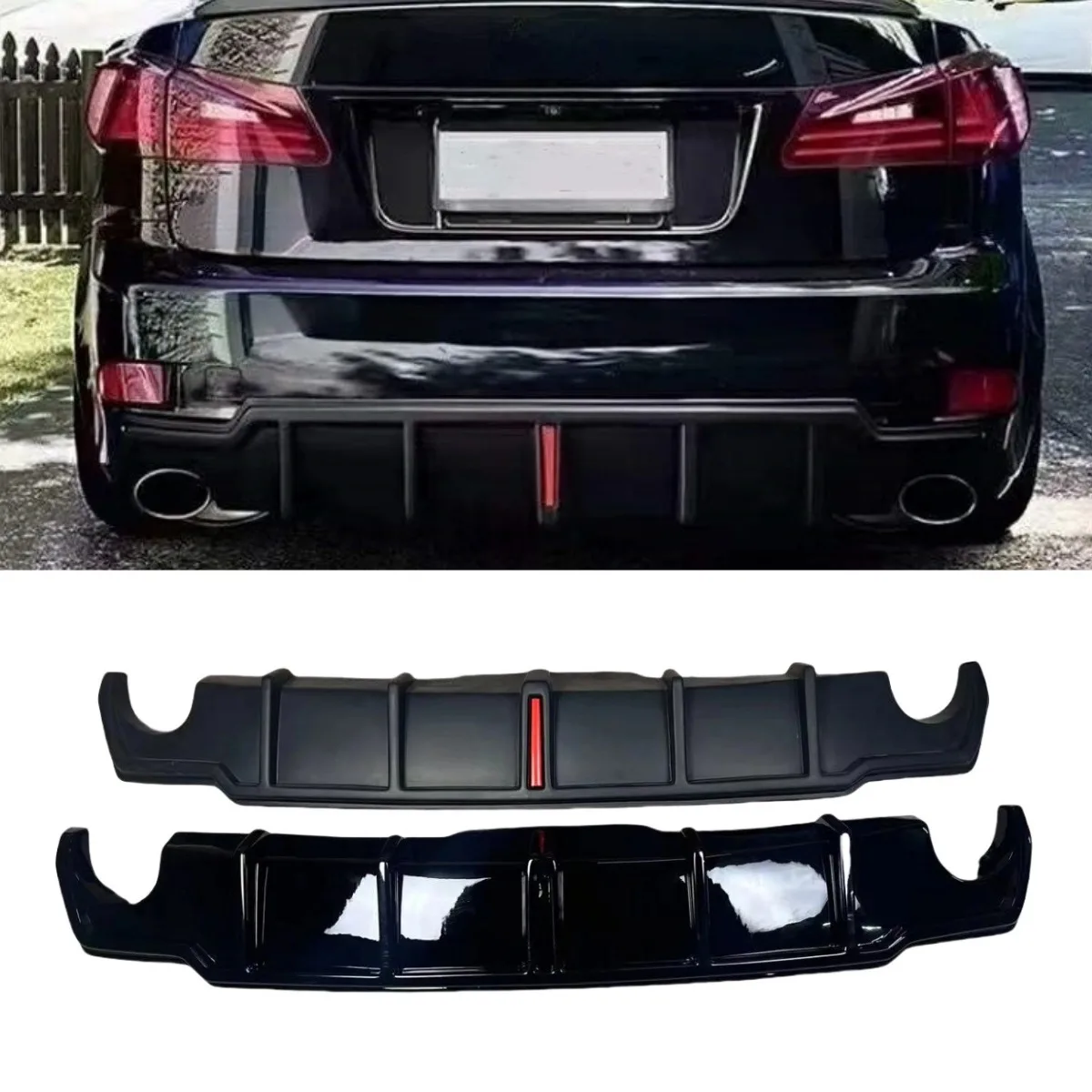 For Lexus IS250 300 350 2006-2012 Car Rear Bumper Spoiler Lip Diffuser Modification Part Bumper Guard Protector Car Accessories
For Lexus IS250 300 350 2006-2012 Car Rear Bumper Spoiler Lip Diffuser Modification Part Bumper Guard Protector Car Accessories