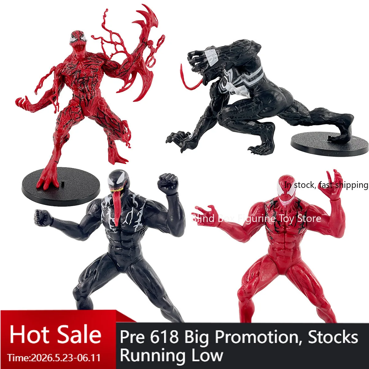 4Pcs Venom Cartoon PVC Action Figure Anime Model Doll Desktop Decoration Ornament Home Office Decor Collectible Peripheral Gift
4Pcs Venom Cartoon PVC Action Figure Anime Model Doll Desktop Decoration Ornament Home Office Decor Collectible Peripheral Gift