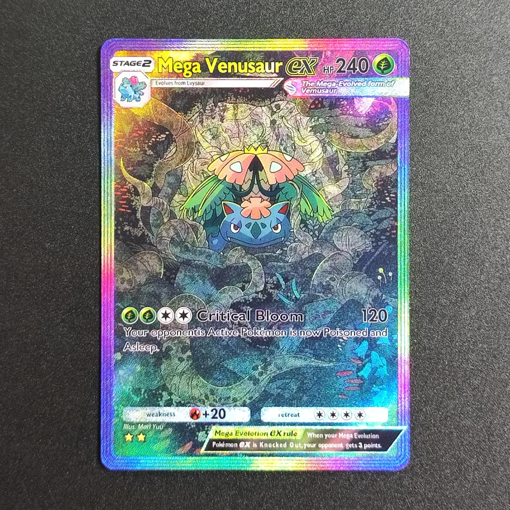 Коллекционная карта Pokemon TCG STACE2 Mega Venusaur EX, суперредкая, классическая, для самостоятельной сборки, аниме-карточная игра, игрушка
Коллекционная карта Pokemon TCG STACE2 Mega Venusaur EX, суперредкая, классическая, для самостоятельной сборки, аниме-карточная игра, игрушка