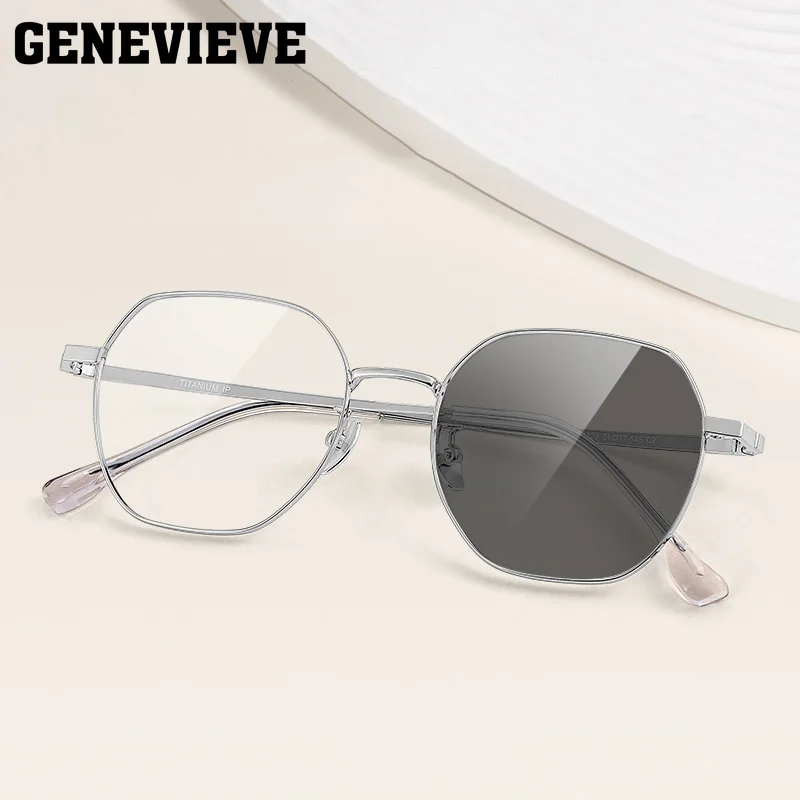 GENEVIEVE Vintage Minimalist Fashionable Design Women's Anti Blue-ray Reading Glasses Photochromic Customizable Prescription
GENEVIEVE Vintage Minimalist Fashionable Design Women's Anti Blue-ray Reading Glasses Photochromic Customizable Prescription