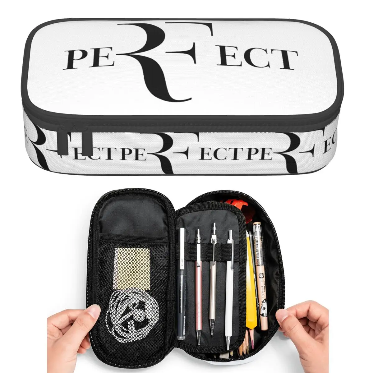 Roger Federer Pencil Cases for Students Pen Box Pencil Bag Large Storage Pencil Pouch Pen Holder
Roger Federer Pencil Cases for Students Pen Box Pencil Bag Large Storage Pencil Pouch Pen Holder