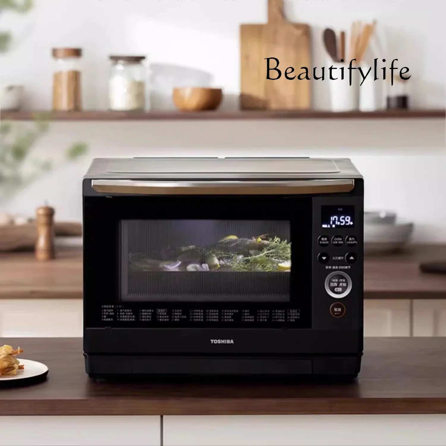 Water wave furnace micro-steaming, baking and frying multi-functional machine microwave oven air fryer micro-steaming oven
Water wave furnace micro-steaming, baking and frying multi-functional machine microwave oven air fryer micro-steaming oven