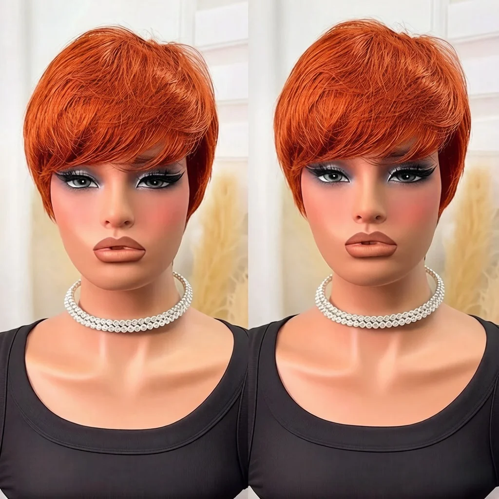 Pixie Cut Wig Human Hair for Women Short Pixie Cut Wigs full machine made Looking Human Hair Wigs Natural Black
Pixie Cut Wig Human Hair for Women Short Pixie Cut Wigs full machine made Looking Human Hair Wigs Natural Black