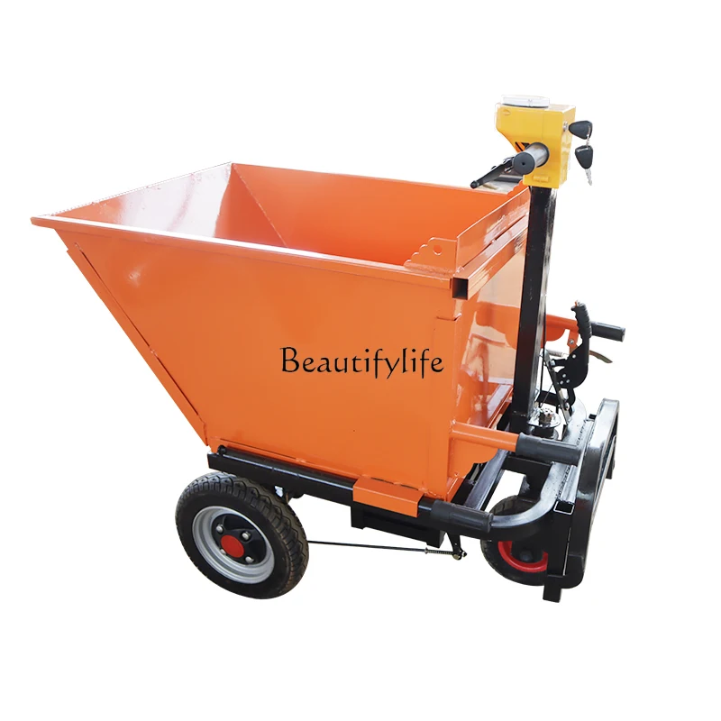 Engineering electric station frame gray bucket truck freight tipping bucket three-wheel push can station small truck
Engineering electric station frame gray bucket truck freight tipping bucket three-wheel push can station small truck