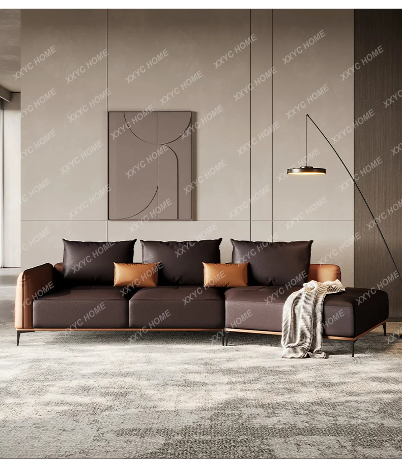 Sofa leather first layer cowhide simple corner arc special-shaped living room furniture fashion home
Sofa leather first layer cowhide simple corner arc special-shaped living room furniture fashion home