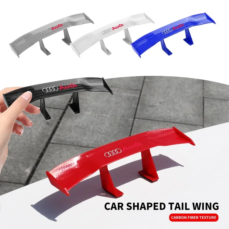 Carbon Look Car Rear Spoiler Mini Wing Small Model Decoration For Audi S3 S5 S1 S4 S2 S6 RS3 RS4 RS5 RS6 RS8 B8 B6 TT A2 A3 A4
Carbon Look Car Rear Spoiler Mini Wing Small Model Decoration For Audi S3 S5 S1 S4 S2 S6 RS3 RS4 RS5 RS6 RS8 B8 B6 TT A2 A3 A4