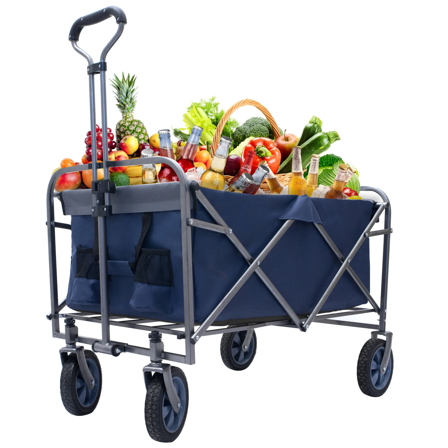 Outdoor Garden Multipurpose Micro Collapsible Beach Trolley Cart Camping Folding Wagon
Outdoor Garden Multipurpose Micro Collapsible Beach Trolley Cart Camping Folding Wagon