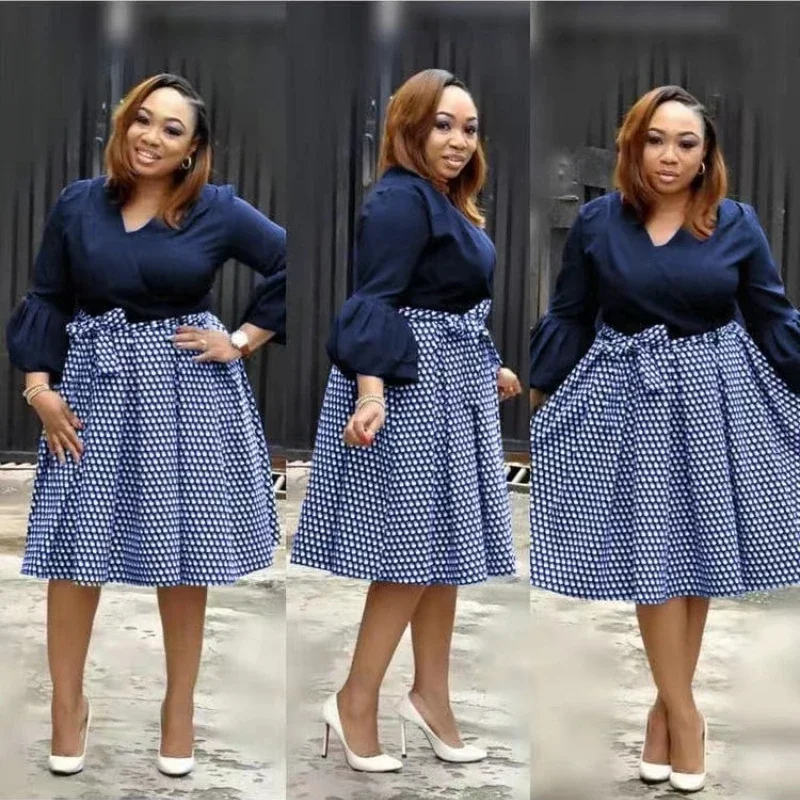 2024 new summer elegent fashion style african women printing plus size polyester dress L-3XL african dresses for women
2024 new summer elegent fashion style african women printing plus size polyester dress L-3XL african dresses for women