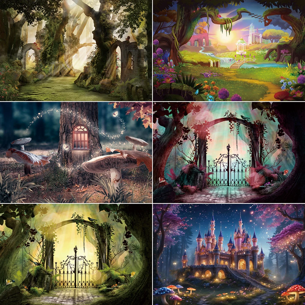 MOON.QG Magical Fairy Tale Photography Background Mushroom Flowers Jungle Photozone Backdrop Children Studio Photozone Supplies
MOON.QG Magical Fairy Tale Photography Background Mushroom Flowers Jungle Photozone Backdrop Children Studio Photozone Supplies