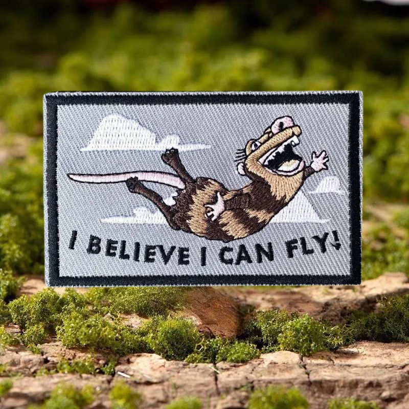 I Believe I Can Fly Embroidery Patch Tactical Morale Badge Hook&Loop Applique Backpack Stickers Armband Patches for Clothing
I Believe I Can Fly Embroidery Patch Tactical Morale Badge Hook&Loop Applique Backpack Stickers Armband Patches for Clothing