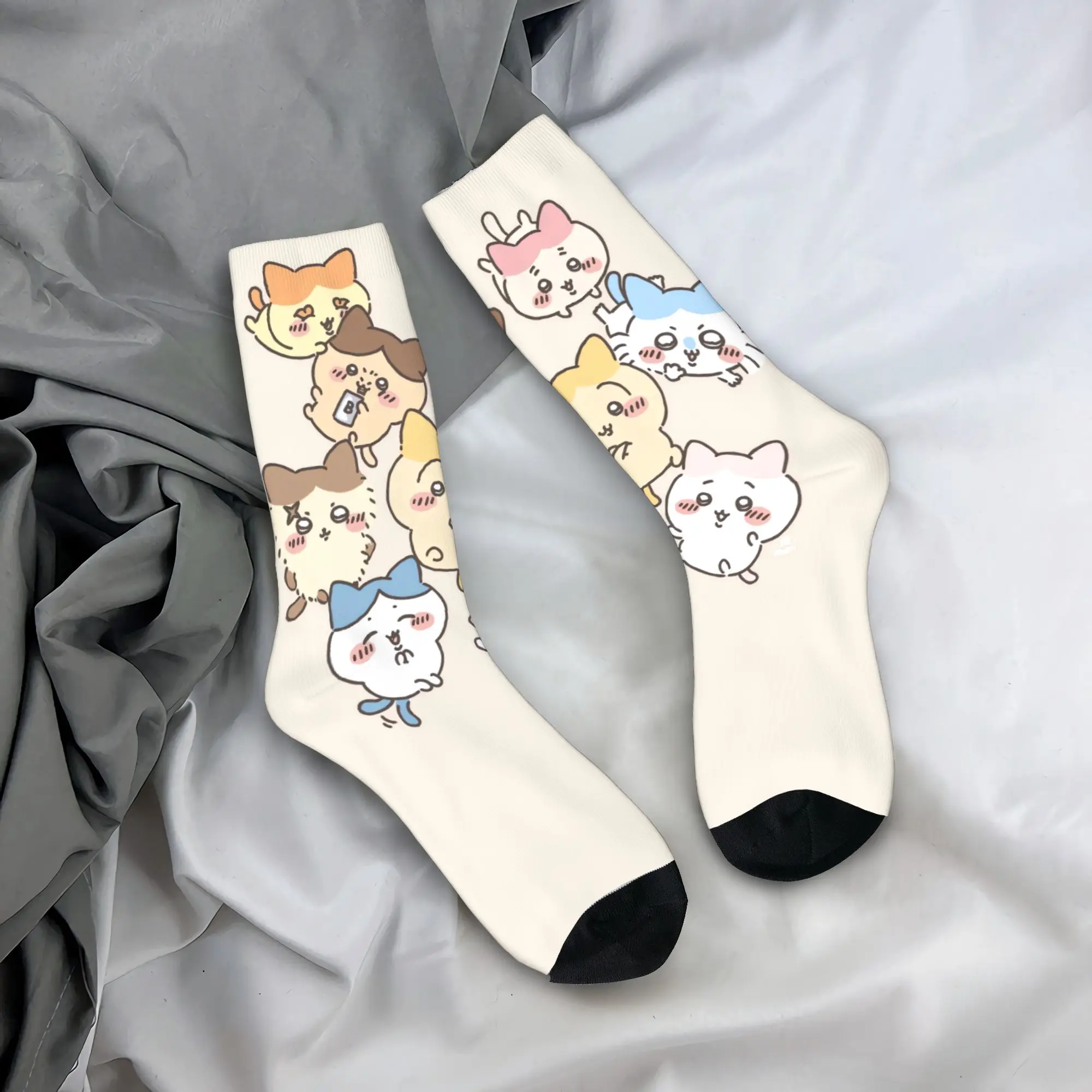 Носки Chiikawa, забавные чулки, осенние нескользящие женские и мужские носки, мягкие носки для скейтборда с принтом
Носки Chiikawa, забавные чулки, осенние нескользящие женские и мужские носки, мягкие носки для скейтборда с принтом