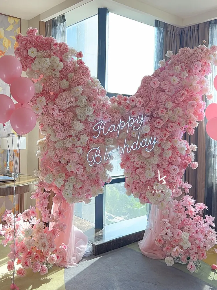 Wedding Pink Simulation Butterfly Floral Proposal Giant Silk Flower Landscape Stage Background Birthday Party Arrangement Orname
Wedding Pink Simulation Butterfly Floral Proposal Giant Silk Flower Landscape Stage Background Birthday Party Arrangement Orname