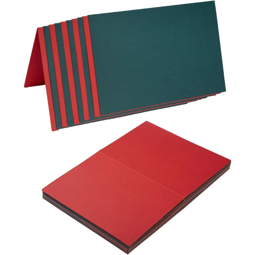 50 Pack Christmas Blank Cards Folded Cardstock Red Green Greeting Cards for Christmas Greeting Cards (3x5)
50 Pack Christmas Blank Cards Folded Cardstock Red Green Greeting Cards for Christmas Greeting Cards (3x5)