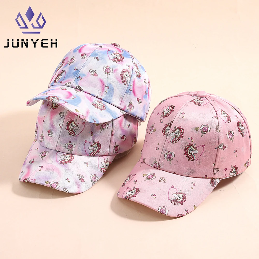 Cute Baseball Cap Cartoon Unicorn Baby Hats Girl Fashion Trend Peaked Caps Children's Outdoor Travel Hat For Kids 3-10 Years
Cute Baseball Cap Cartoon Unicorn Baby Hats Girl Fashion Trend Peaked Caps Children's Outdoor Travel Hat For Kids 3-10 Years