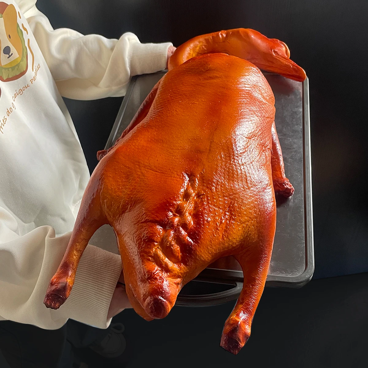 Креативная реалистичная модель жареного гуся и курицы для витрины магазина, реквизит для фотографий, украшение для шкафа, домашний декор
Креативная реалистичная модель жареного гуся и курицы для витрины магазина, реквизит для фотографий, украшение для шкафа, домашний декор