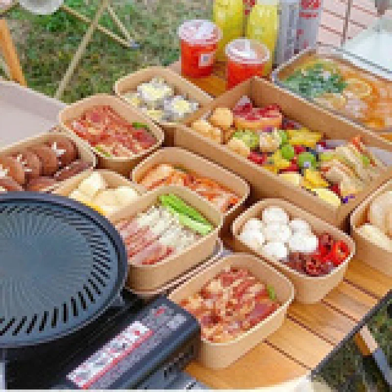 Customized. Disposable Lunch Box Rectangular Kraft Paper Thickened Fruit Cut to-Go Box Baking at Home Picnic Camping Outdoor Con
Customized. Disposable Lunch Box Rectangular Kraft Paper Thickened Fruit Cut to-Go Box Baking at Home Picnic Camping Outdoor Con