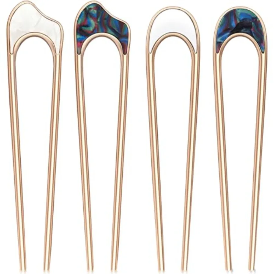 Limited-time offer 4 Pieces U Shaped Hair Fork Vintage Metal Hair Pin Stick Elegant Headdress Accessory for Woman Girl U Gold
Limited-time offer 4 Pieces U Shaped Hair Fork Vintage Metal Hair Pin Stick Elegant Headdress Accessory for Woman Girl U Gold