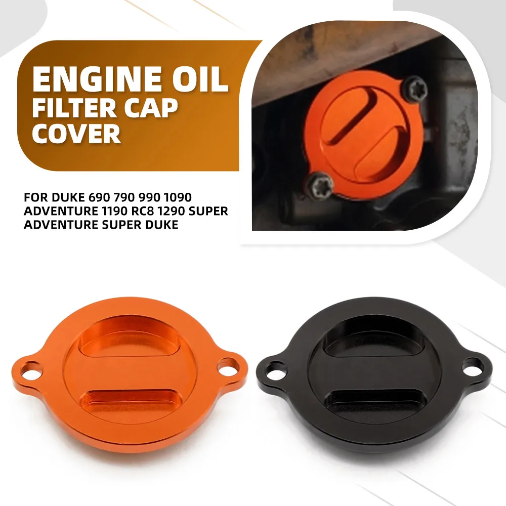 Motorcycle CNC Engine Oil Filter Cover Cap For DUKE 690 790 990 1090 ADVENTURE 1190 RC8 1290 Super Adventure Super duke
Motorcycle CNC Engine Oil Filter Cover Cap For DUKE 690 790 990 1090 ADVENTURE 1190 RC8 1290 Super Adventure Super duke