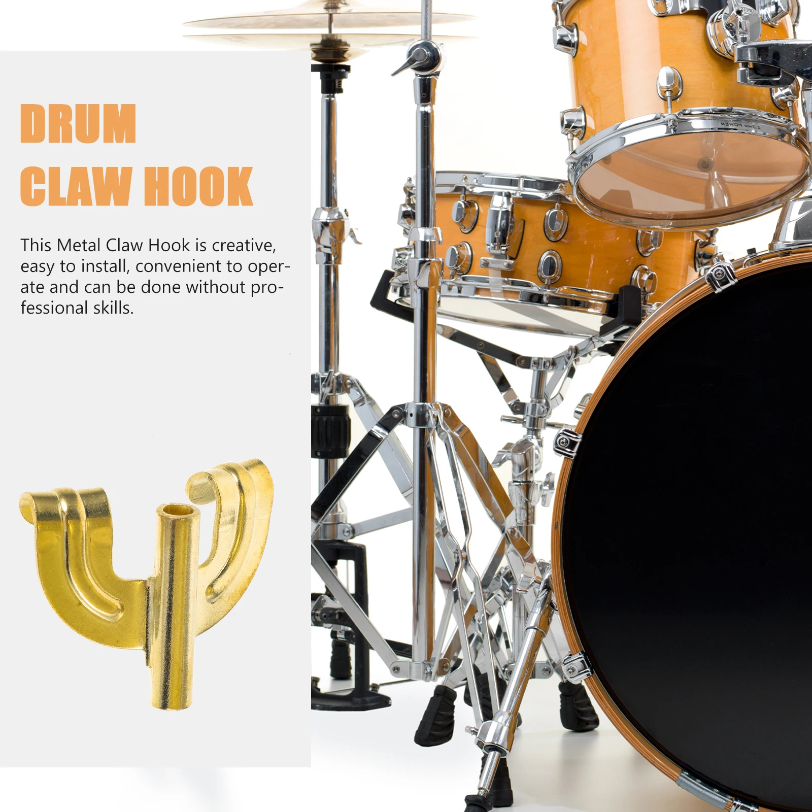 4 Pcs Drum Accessories Screws Hook Claw Instrument Replacement Hardware Metal Bass
4 Pcs Drum Accessories Screws Hook Claw Instrument Replacement Hardware Metal Bass